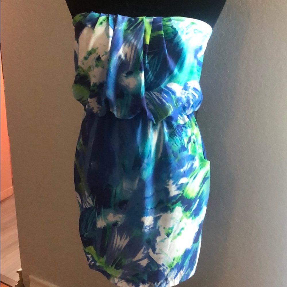 Summer strapless dress